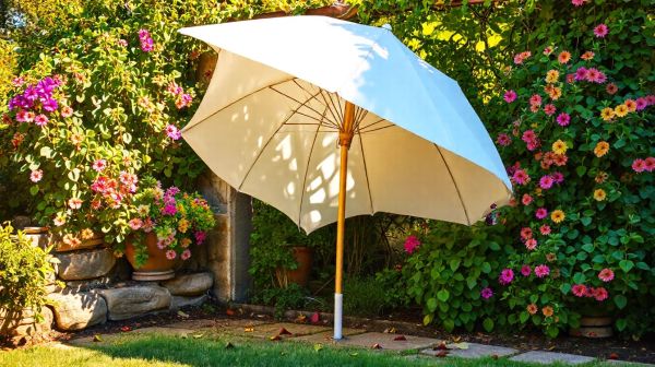 5 avantages d'utiliser un parasol déporté dans votre jardin